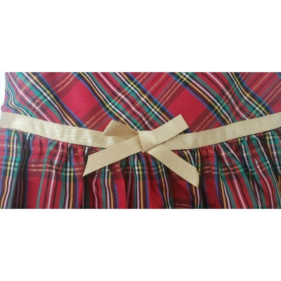 Speechless Kids Red Plaid Holiday Christmas Dress - Picture 4 of 9